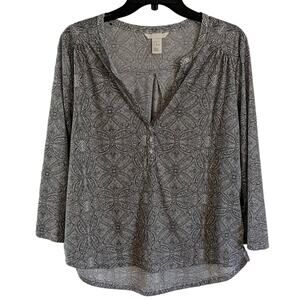 EUC H&M Top, Black/White, M